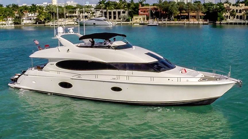 Lazzara 84 ft Yacht Rentals Miami