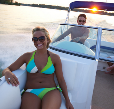 Sun Deck 23ft party boat
